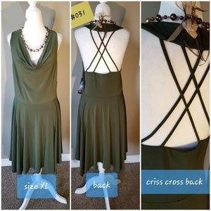 NWT Crisscross Back dress